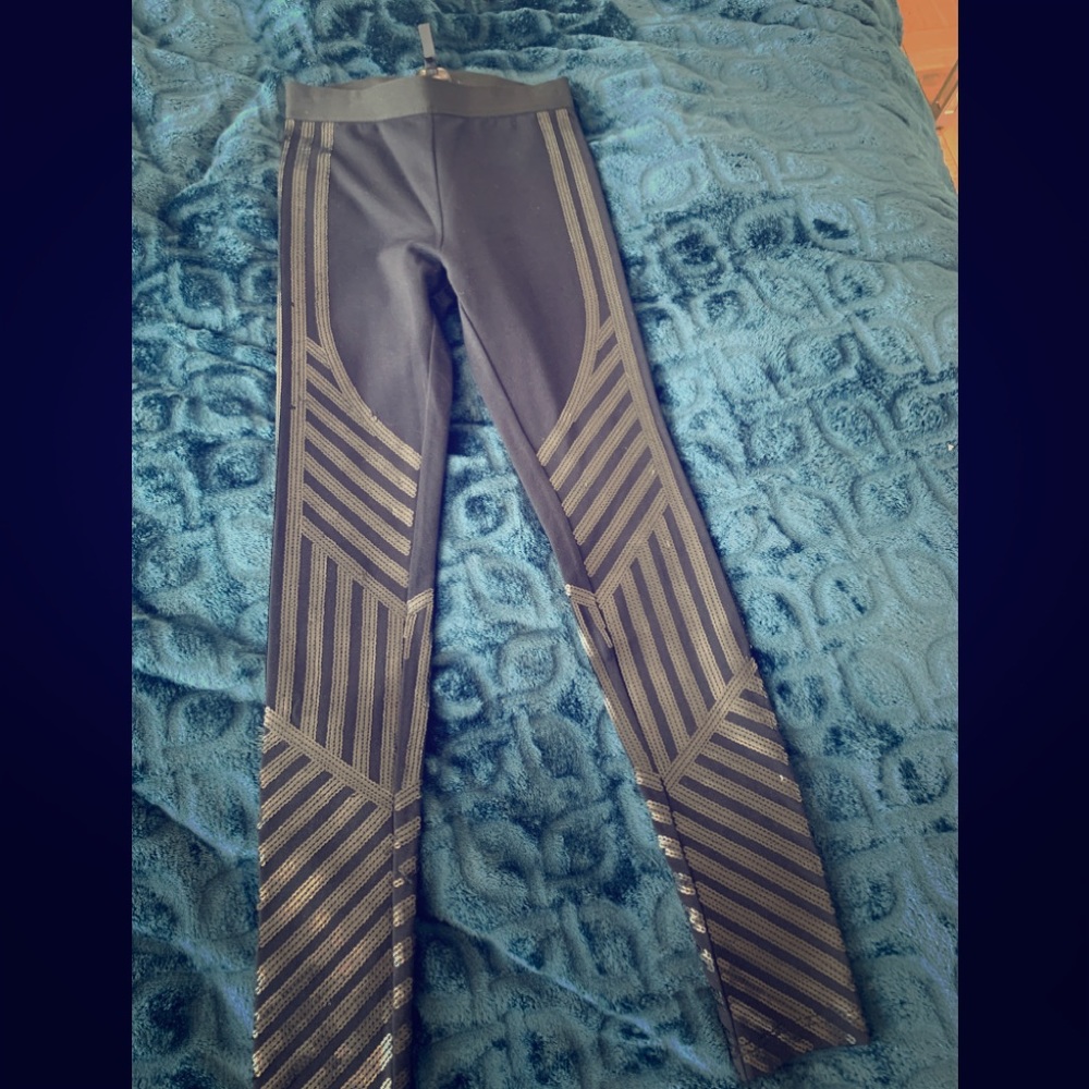 BCBG leggings with sequins